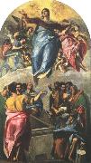 GRECO, El Assumption of the Virgin dfg oil painting on canvas
